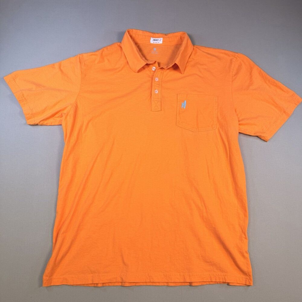 Johnnie O Polo Shirt Mens Size XXL Orange Short Sleeve